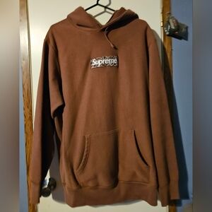 Supreme Bandana Box Logo Size XL Brown FW19